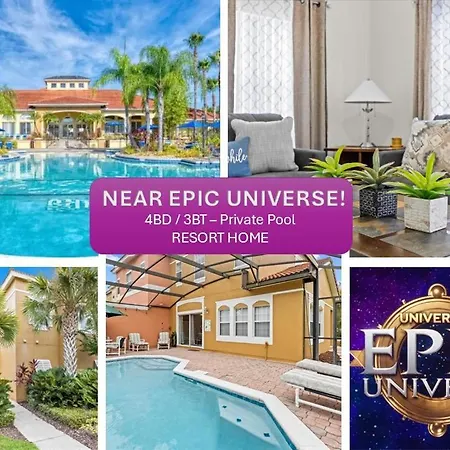 No Resort Fee, Near Disney, 4 Bd With Private Pool